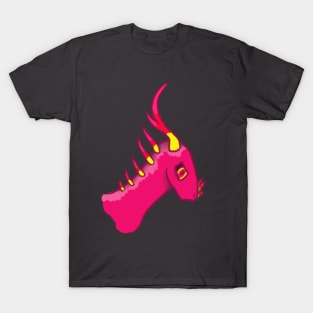 Fuschia Dragon :: Dragons and Dinosaurs T-Shirt